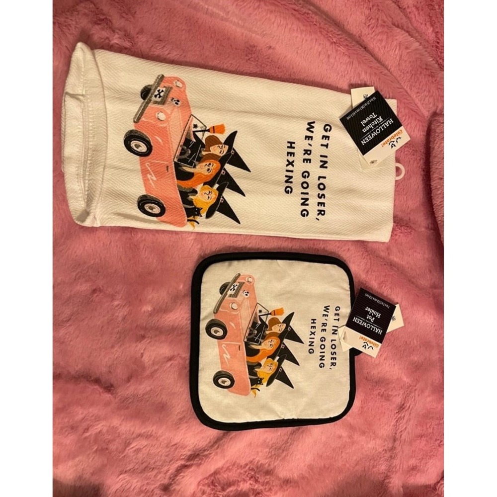 halloween kitchen set NWT
